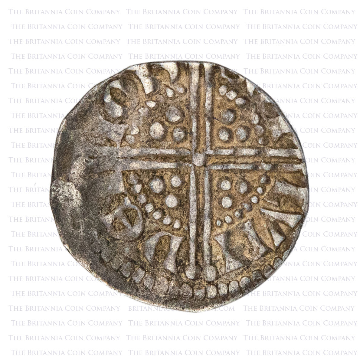 1251-1272 Henry III Hammered Silver Penny Iohs London Reverse