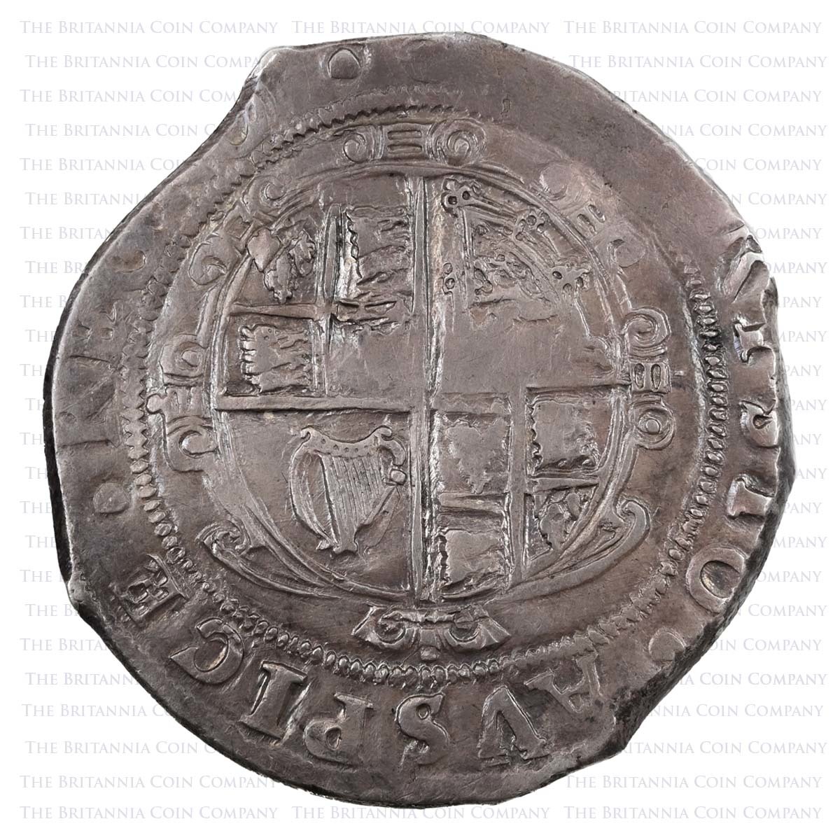 1645 Charles I Hammered Silver Halfcrown 3a3 Tower Mint MM Eye Reverse