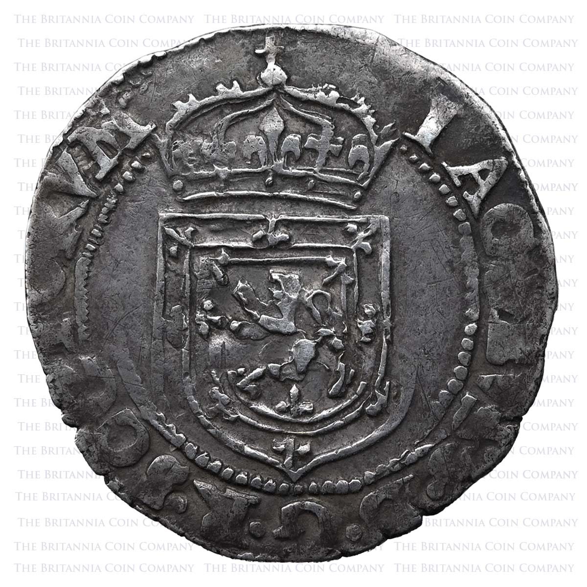 1602 James VI Quarter Merk Thistle Scotland Reverse