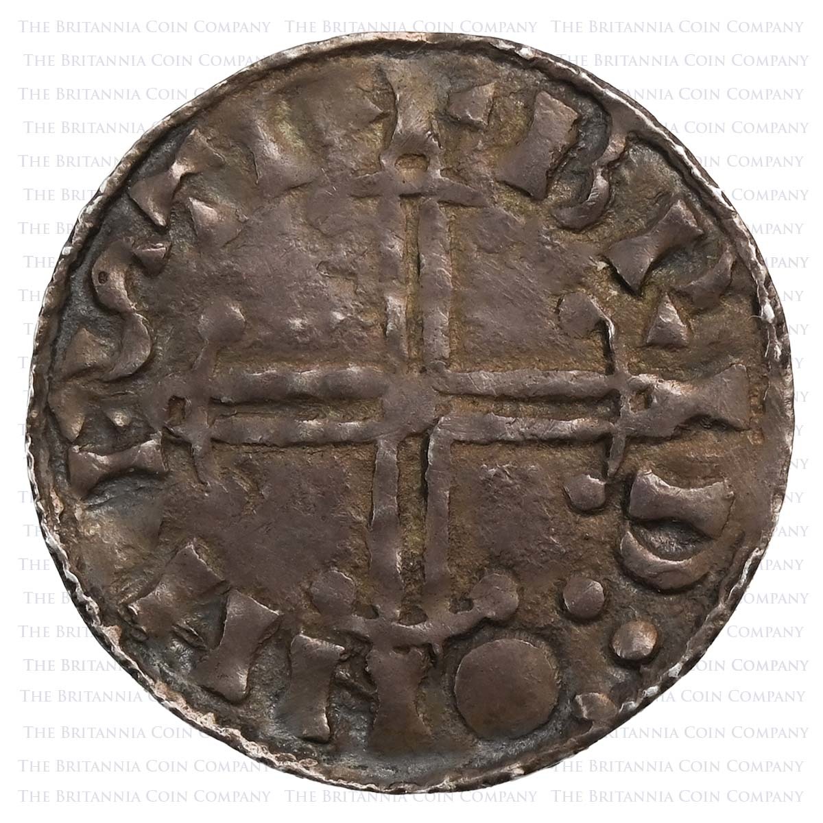 1042-1066 Edward the Confessor Hammer Cross Penny Hastings Brid Reverse