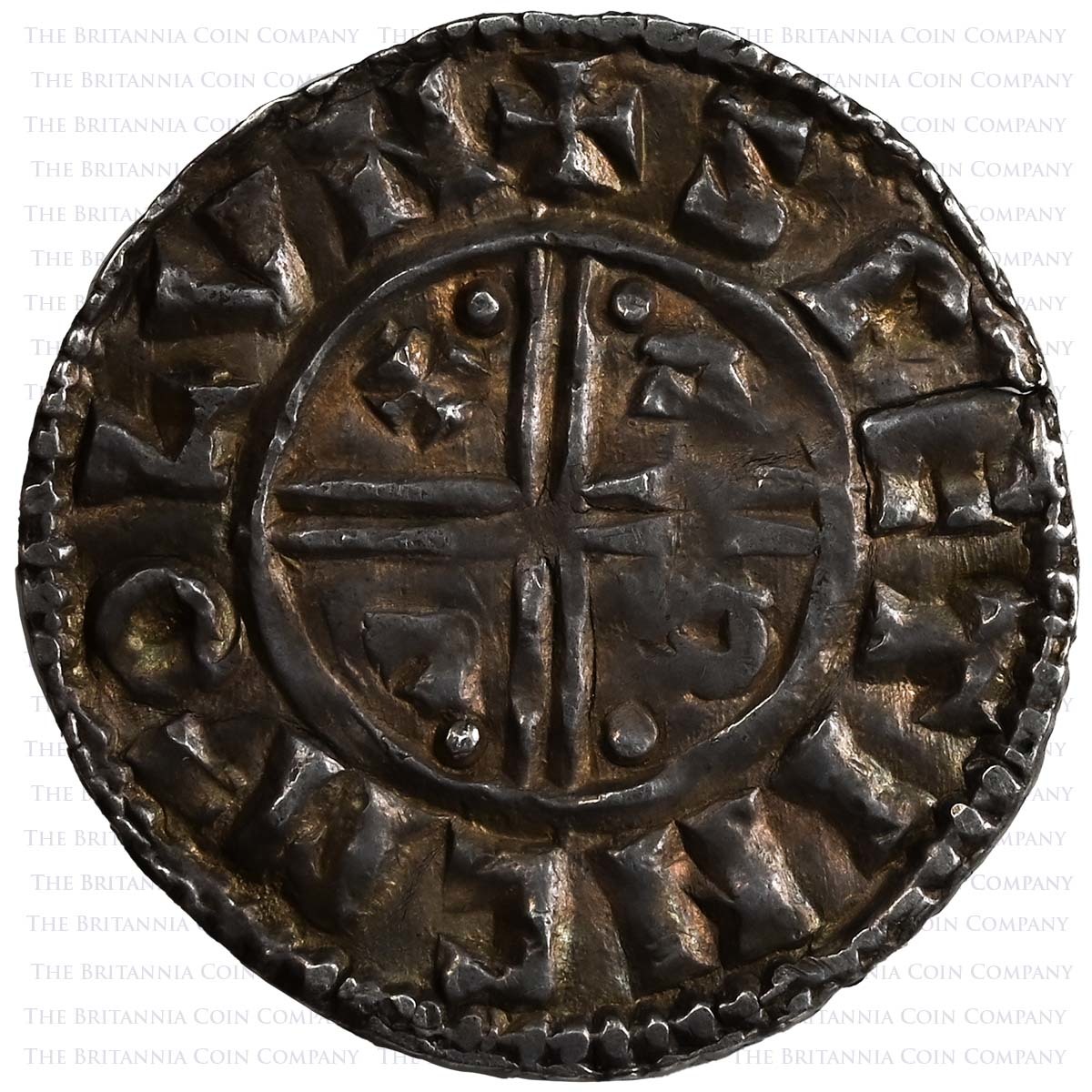 978-1016 Aethelred II Penny Swetinc on London Reverse
