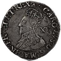 1634-1635 Charles I Shilling MM Bell Thumbnail