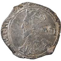 1641-1643 Charles I Shilling MM Triangle in Circle Thumbnail