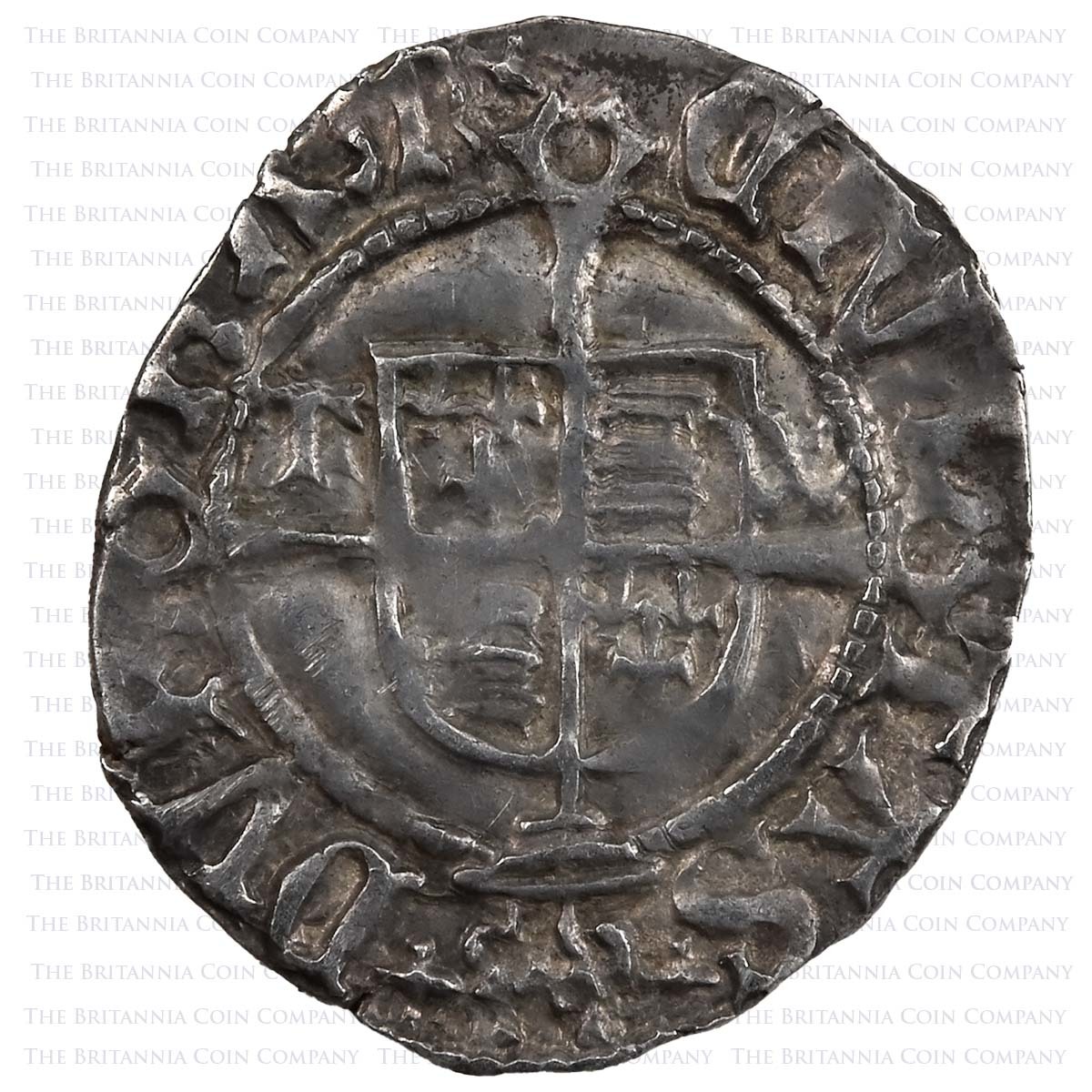 1526-1529 Henry VIII Sovereign Penny Durham Bishop Wolsey Reverse