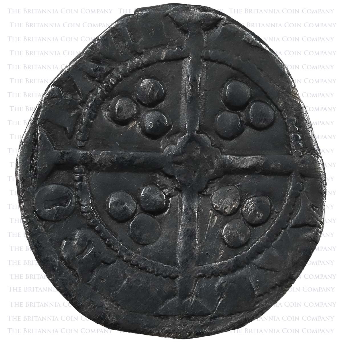1352-1373 Edward III Penny York Archbishop Thoresby Reverse