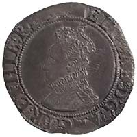 1594-1596 Queen Elizabeth I Hammered Silver Shilling Coin Thumbnail