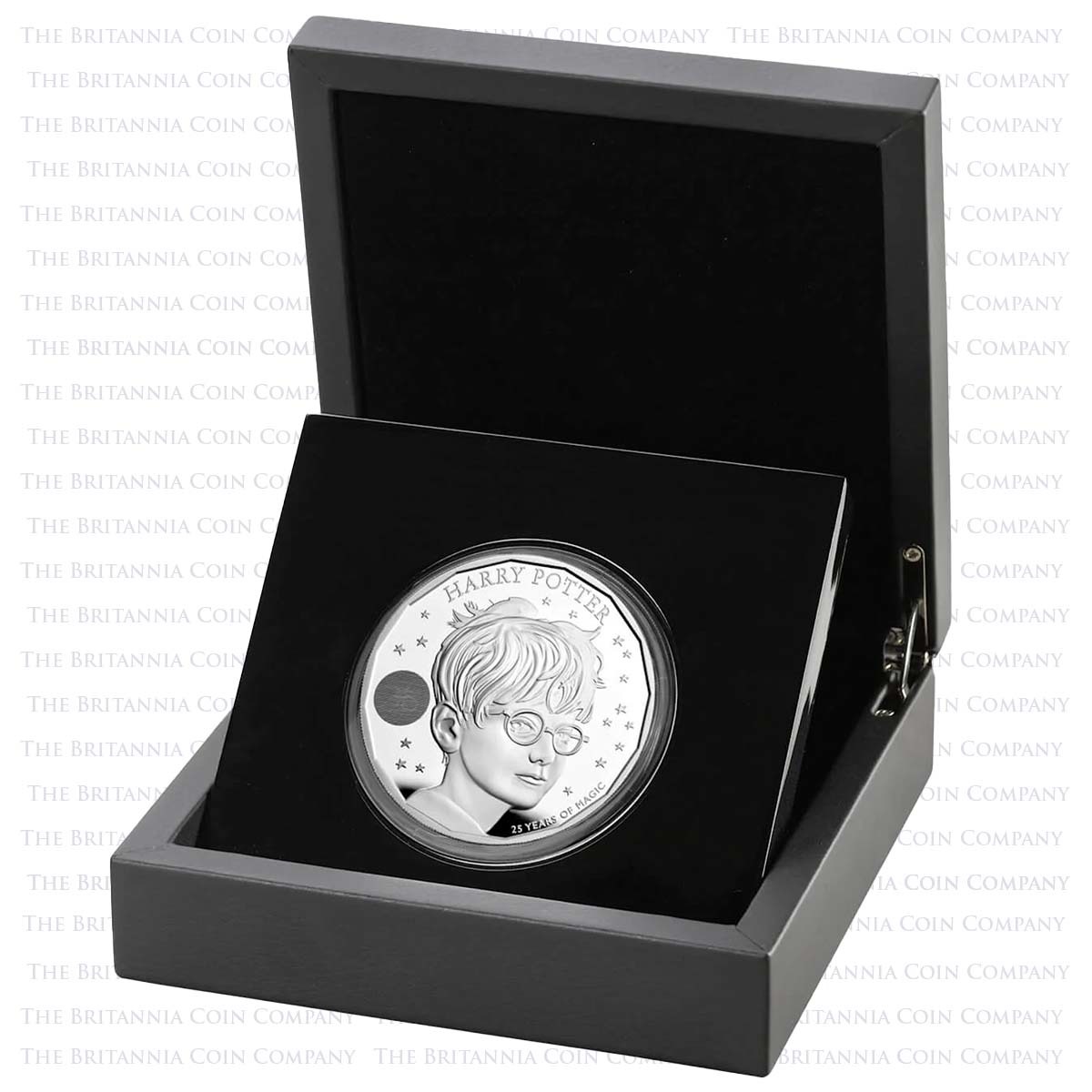 UK22HPS5 2022 Harry Potter 25 Years Of Magic 5oz Silver Proof Boxed