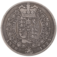 1823 Halfcrown George IV Silver Coin Thumbnail