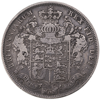 1825 Halfcrown George IV Silver Coin Thumbnail