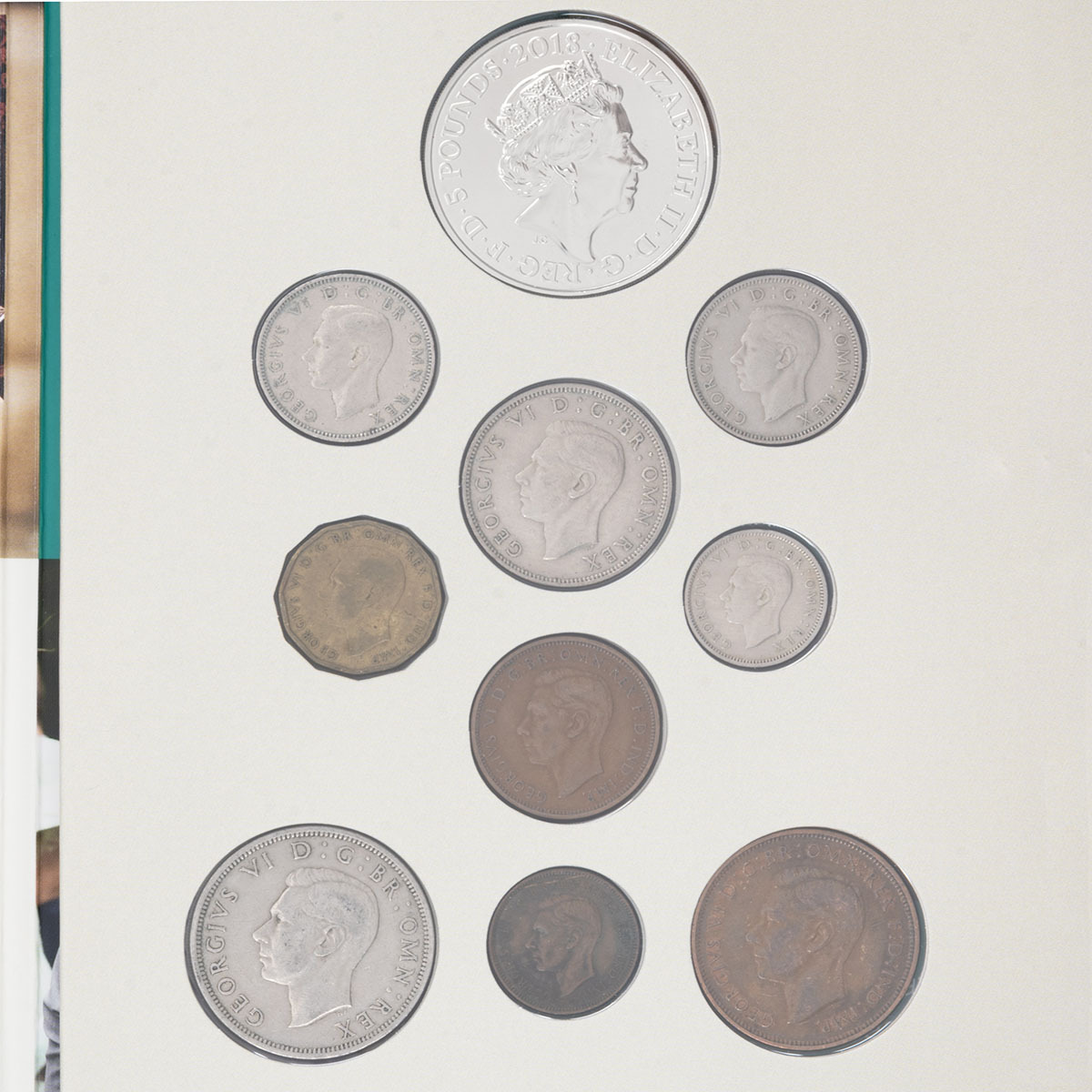 1948-2018 Prince Charles 70th Birthday Coin Set Obverses