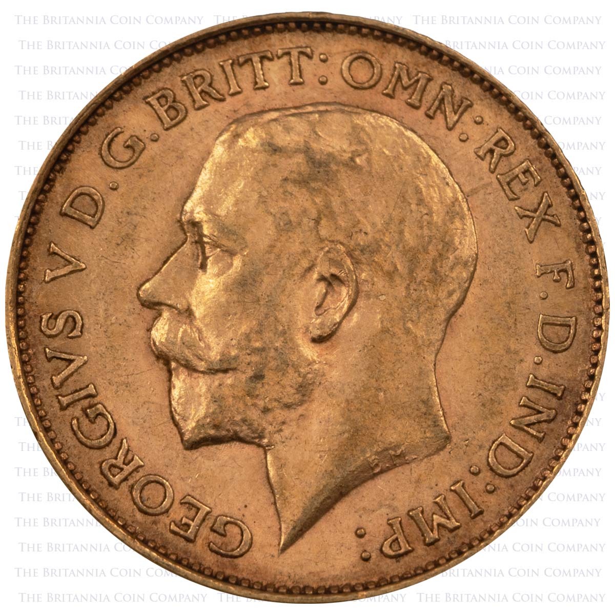 1926 Half Sovereign South African Gold Coin Obverse
