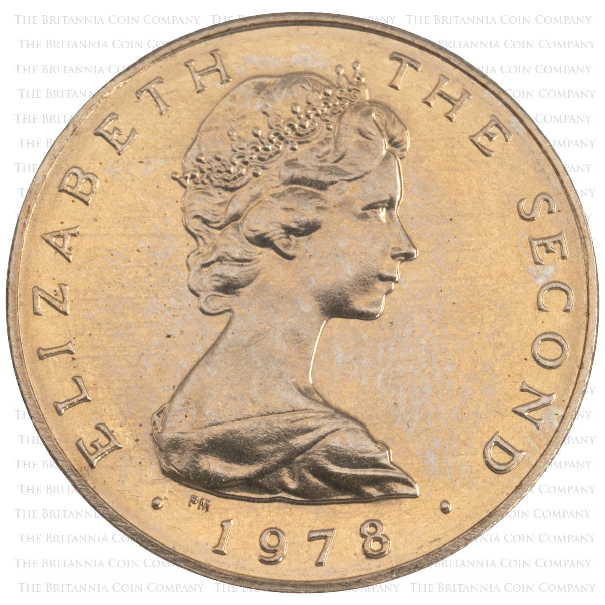 1978 Triskeles One Pound Isle Of Man Coin Obverse