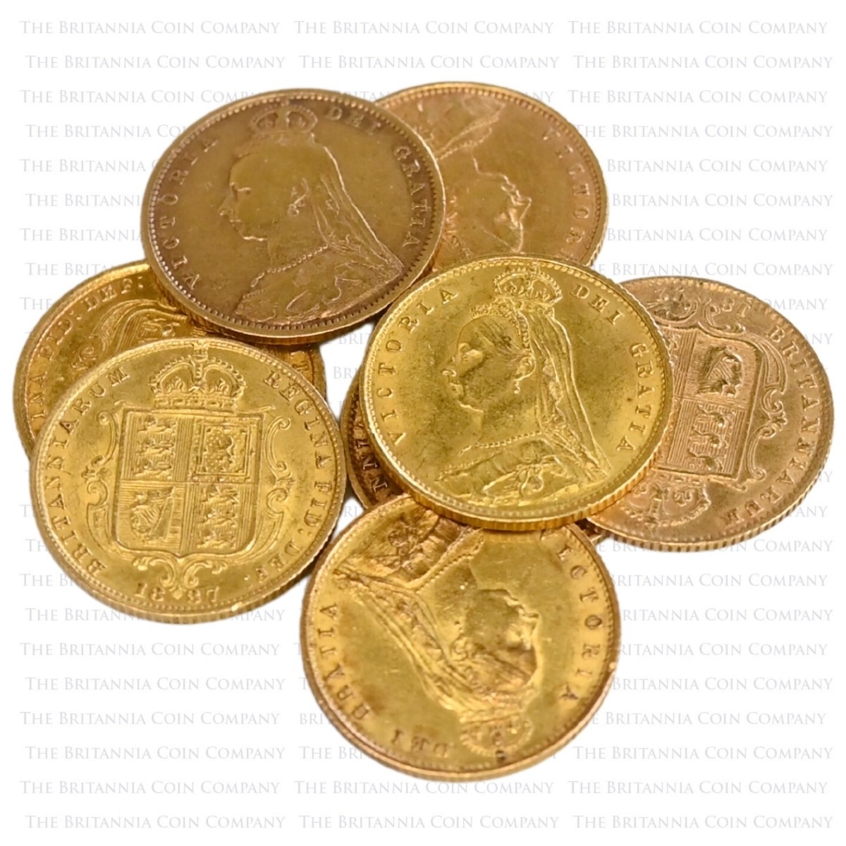 Jubilee Head Half Sovereign Gold Coin Queen Victoria