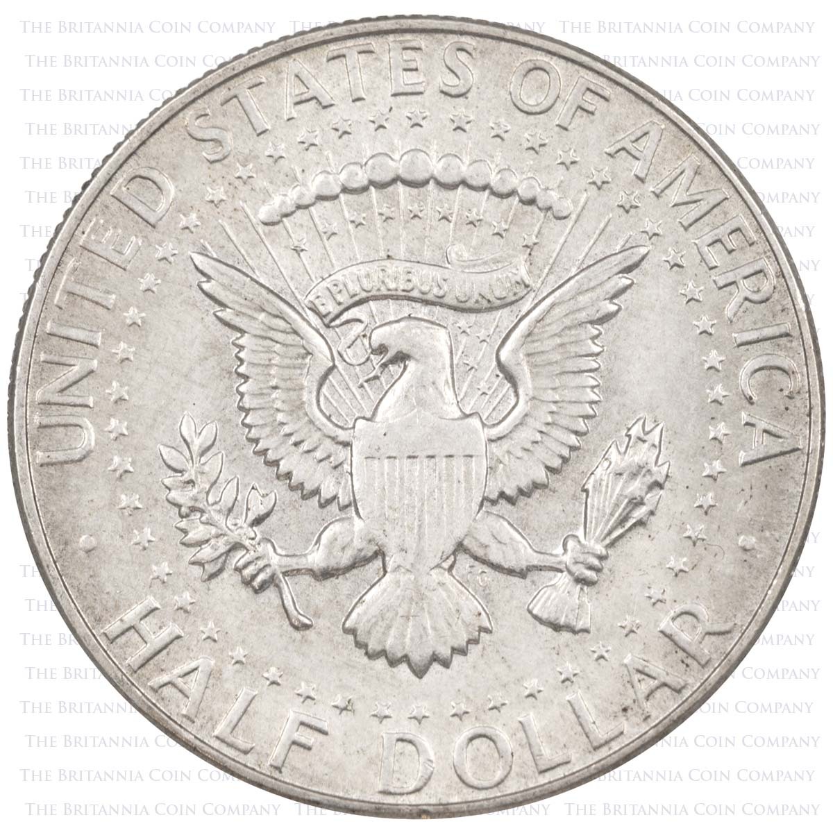 1967 Kennedy Half Dollar Silver United States Coin Reverse