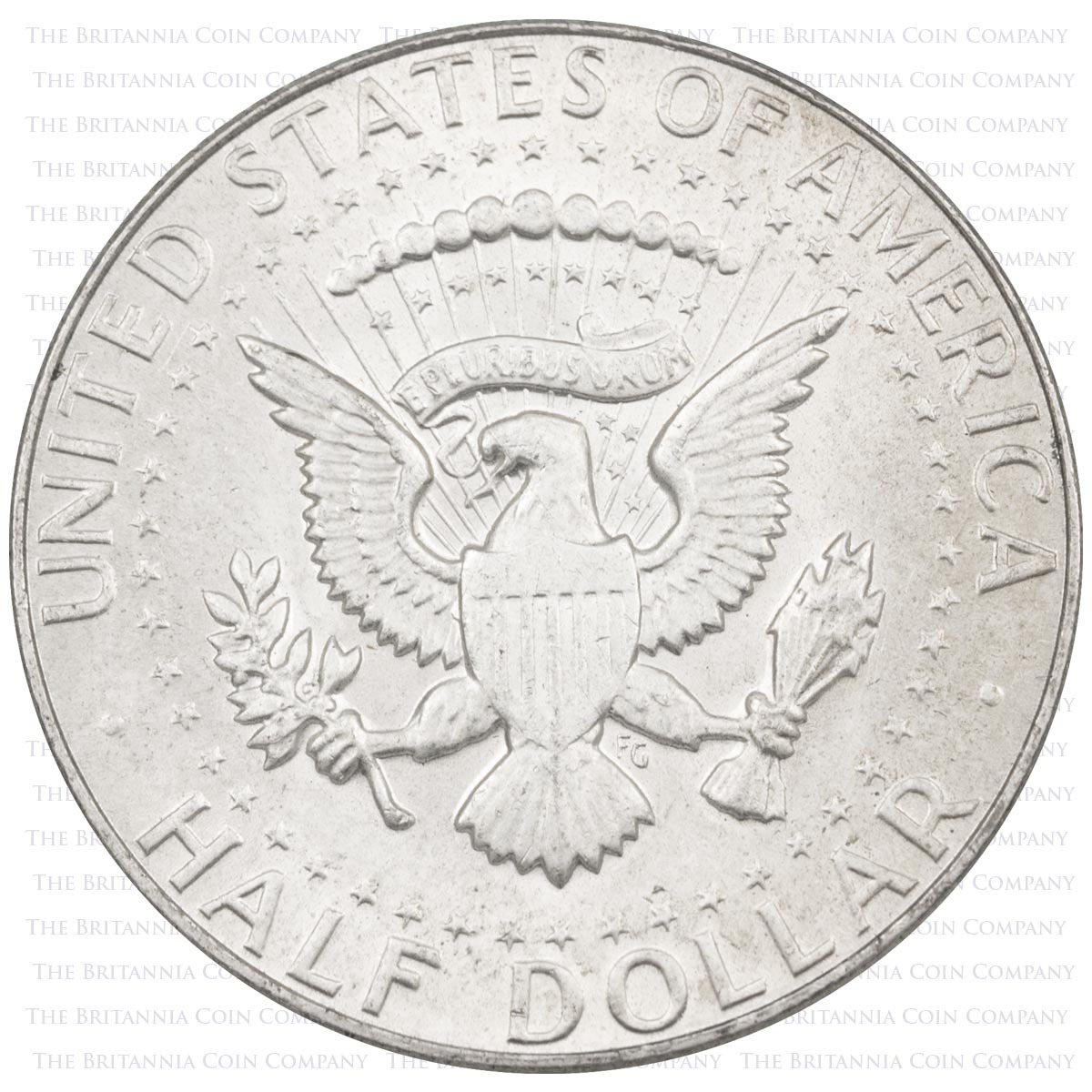 1969 Kennedy Half Dollar Silver United States Coin Reverse