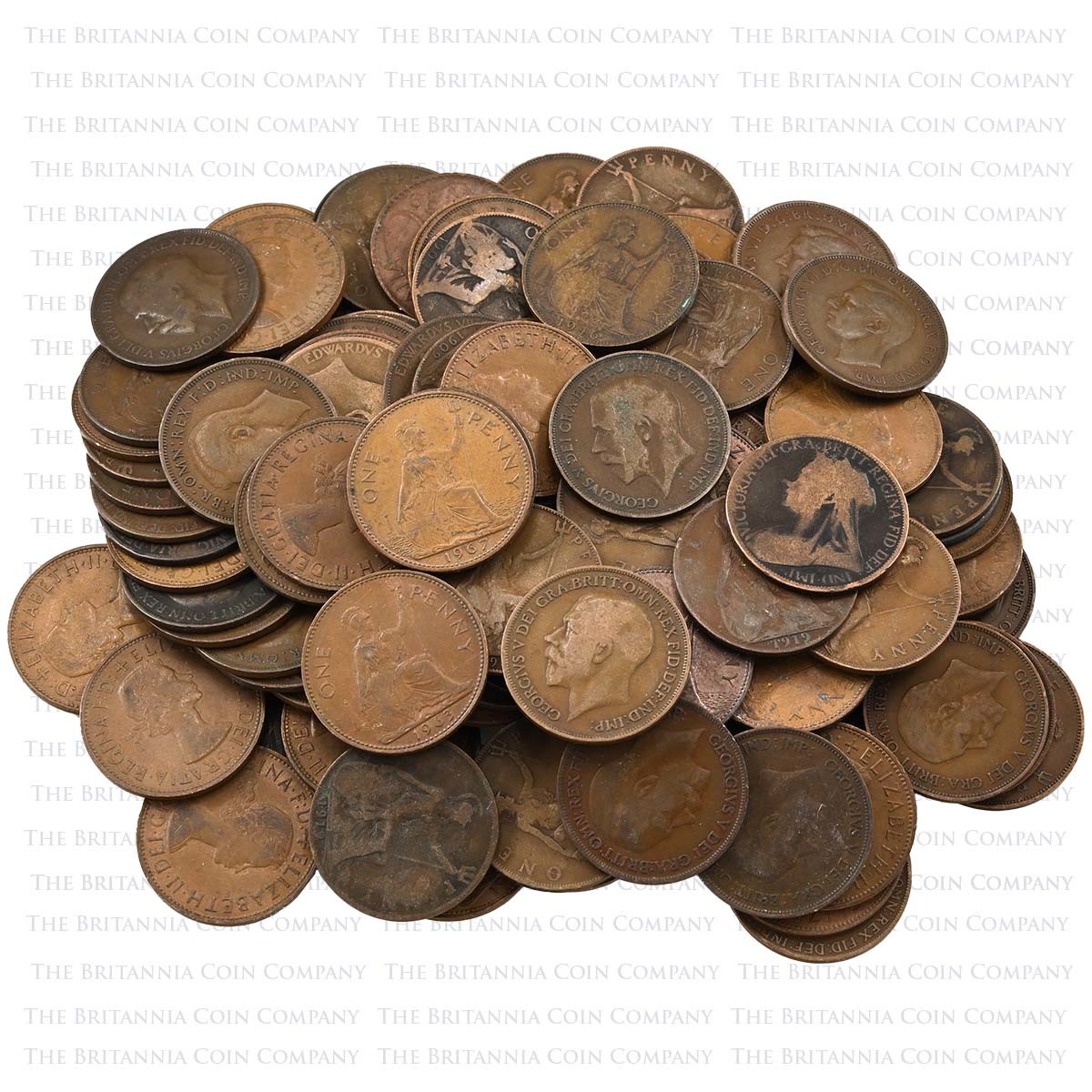 Buy Old British Pennies in Bulk (Best Value)