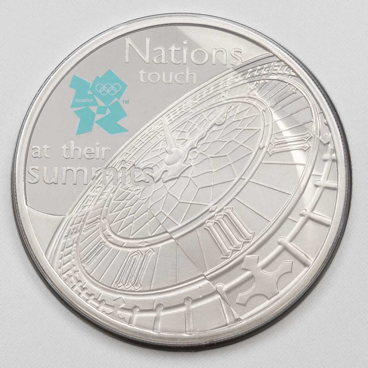 LUKCBBB2 2009 Big Ben Five Pound Proof Mint Pack Olympics Coin Reverse
