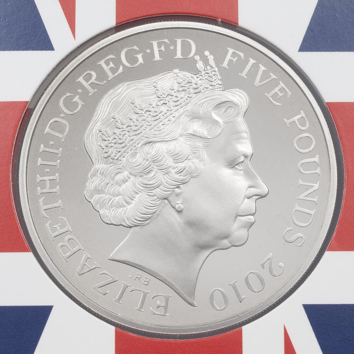 LUKCBPAB 2010 The Mall Five Pound Proof Mint Pack Olympics Coin Obverse