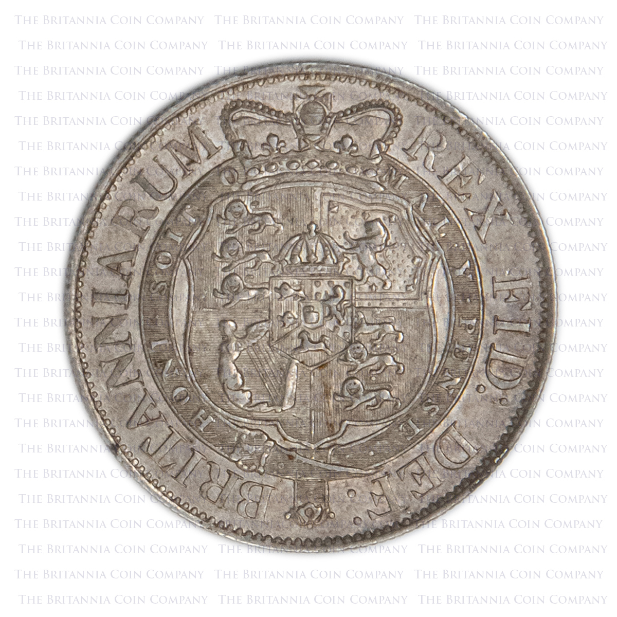 1818 George III Silver Halfcrown Small Laureate Head Reverse