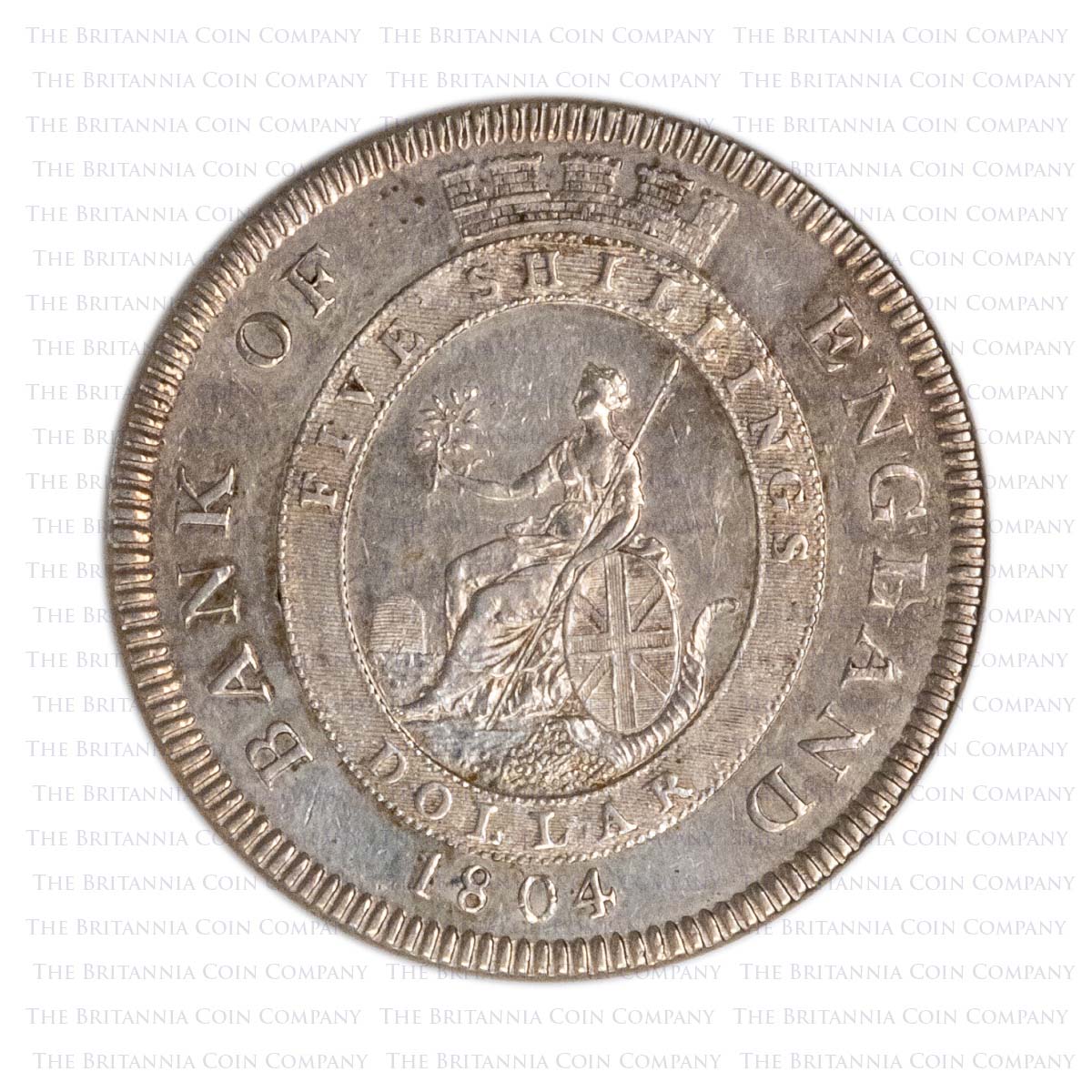 1804 George III Bank of England Dollar Reverse