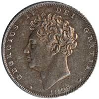 1826 George IV Silver Sixpence Thumbnail