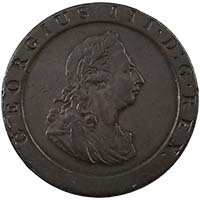 1797 George III Copper Cartwheel Penny Thumbnail