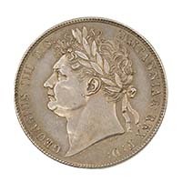 1820 George IV Silver Halfcrown Thumbnail