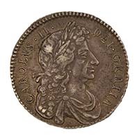 1679 Charles II Silver Halfcrown Tricesimo Primo Thumbnail