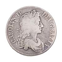 1672 Charles II Silver Crown Vicesimo Tertio Thumbnail