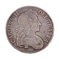 1679 Charles II Silver Crown Tricesimo Primo Thumbnail