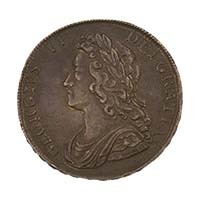 1739 George II Silver Halfcrown Dvodecimo Thumbnail