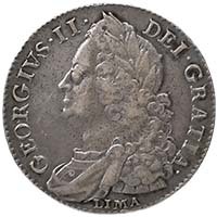 1745 George II Silver Halfcrown Lima Thumbnail