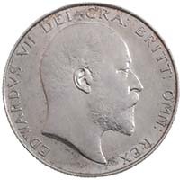 1904 King Edward VII Silver Halfcrown Coin Rare Date Thumbnail