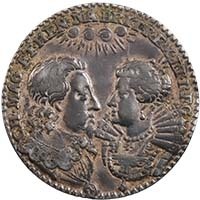 1625 Marriage of Charles I and Henrietta Maria Silver Medal Thumbnail