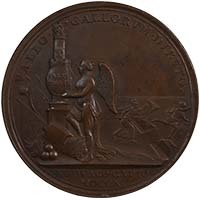 1710 Anne Capture of Douai Croker Bronze Medal Thumbnail