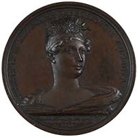 1817 Princess Charlotte Augusta Death Bronze Medal Thumbnail