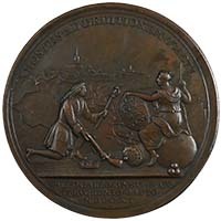1711 Anne Capture of Bouchain Bronze Medal Thumbnail