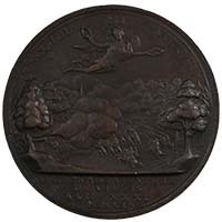 1709 Anne Battle of Malplaquet Bronze Medal Thumbnail