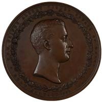1885 Prince Albert Victor City of London Bronze Medal Thumbnail