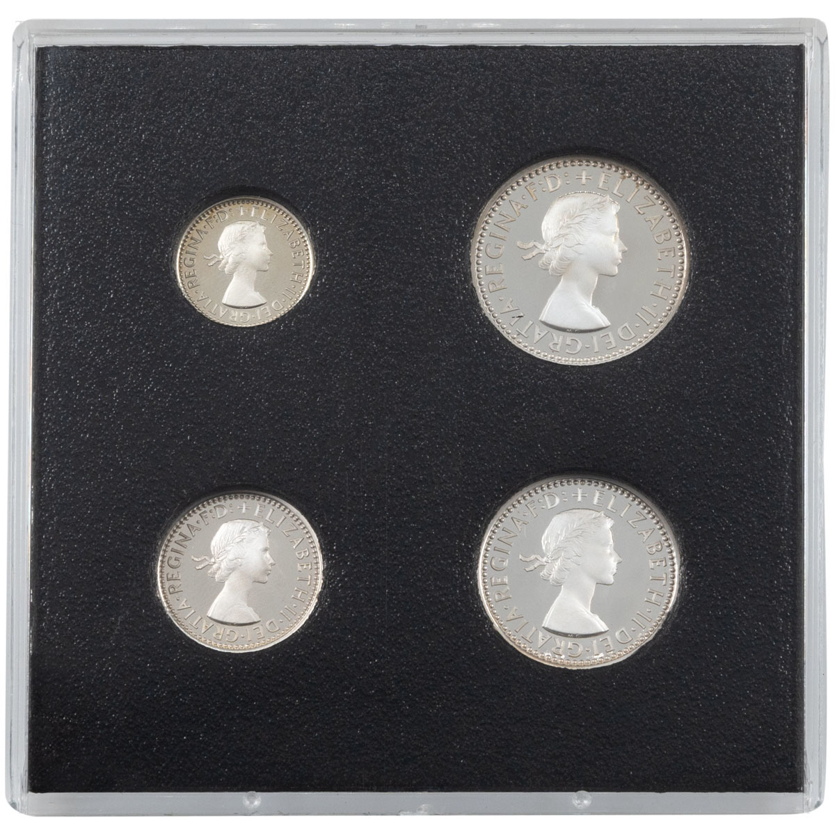 2019 Maundy Money Silver Four Coin Set Obverse