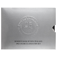 Thumbnail of NZ92U 1992 New Zealand Uncirculated Annual Coin Set