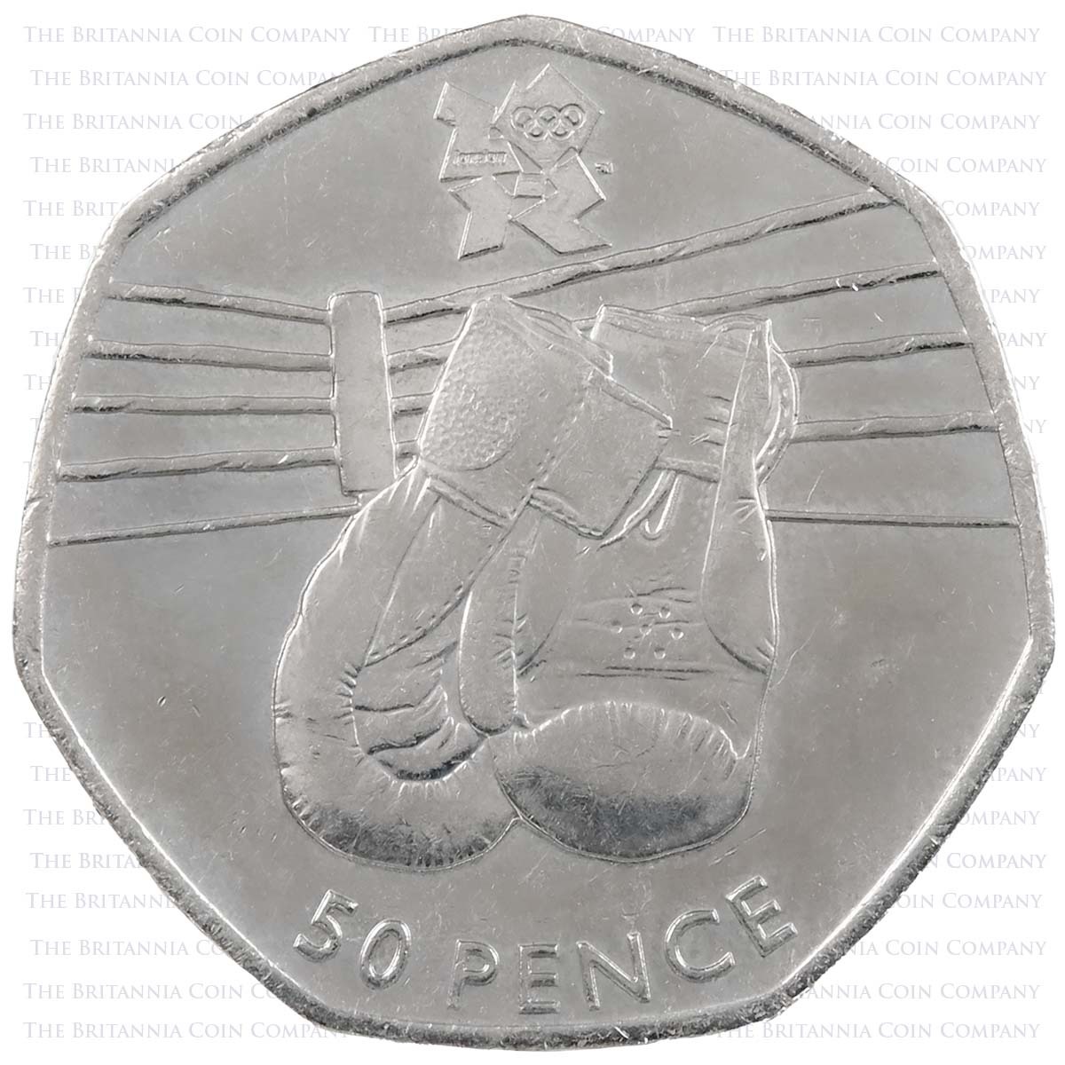 2011 Olympic Boxing 50p Reverse