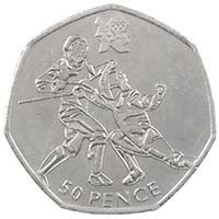 2011 Olympic Fencing 50p Thumbnail