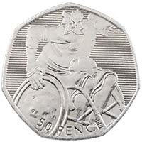 2011 Olympic Wheelchair Rugby 50p Thumbnail