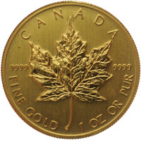 One Ounce Canadian Gold Maple
