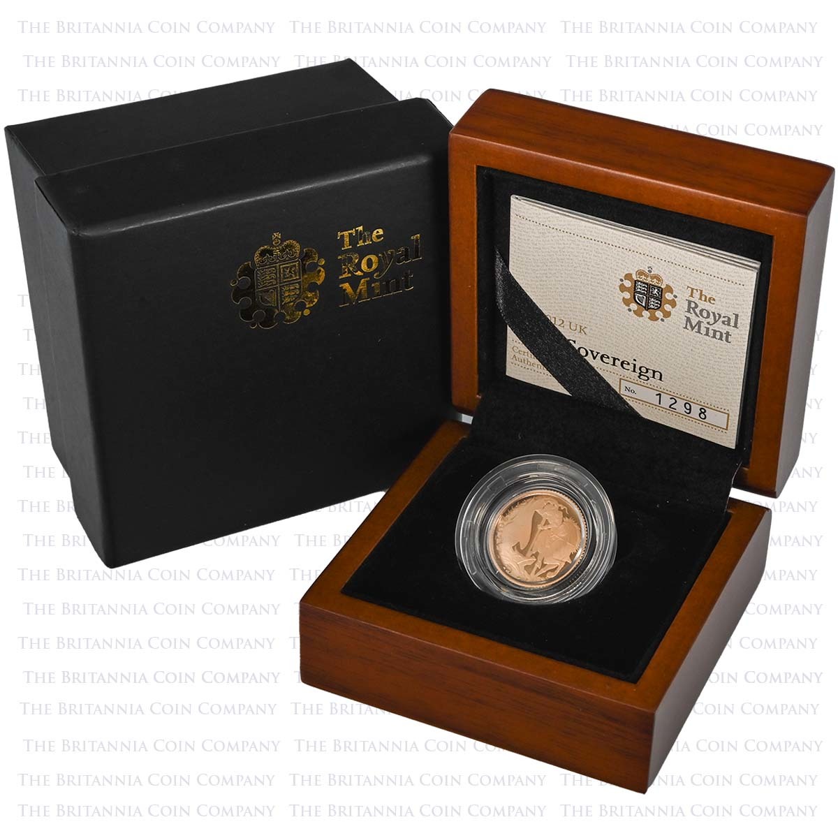 2012 Elizabeth II Gold Proof Half Sovereign Diamond Jubilee Boxed
