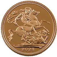 SVH23 2023 Elizabeth II Gold Proof Half Sovereign Thumbnail