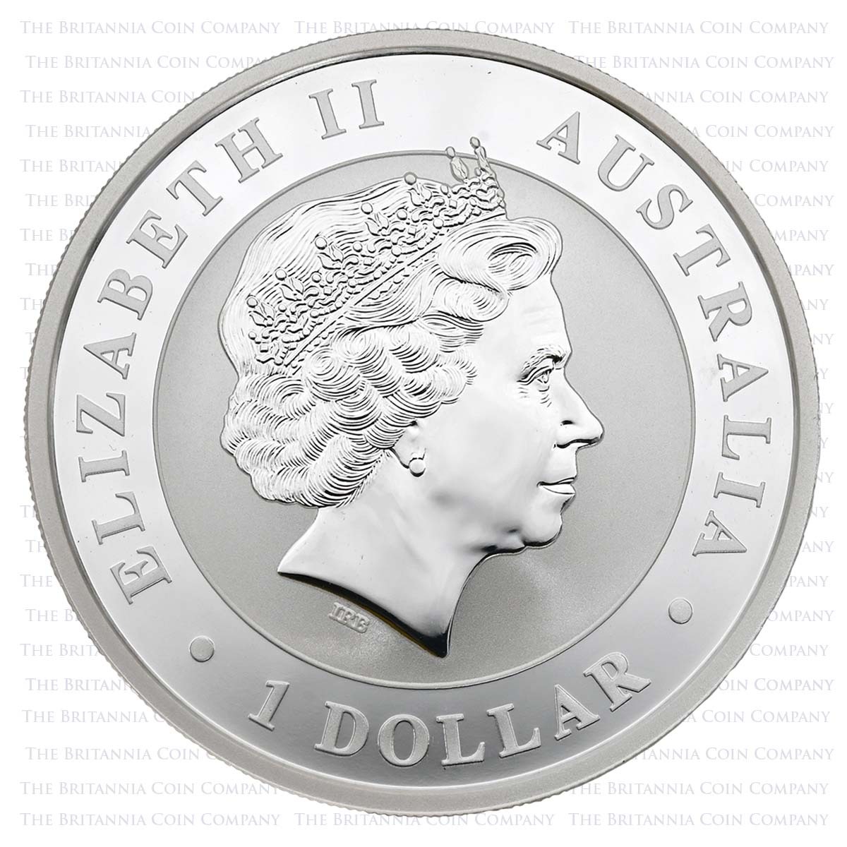 PM17KOS1 2017 Australian Koala Bear One Ounce Silver Perth Mint Bullion Coin obverse royal effigy