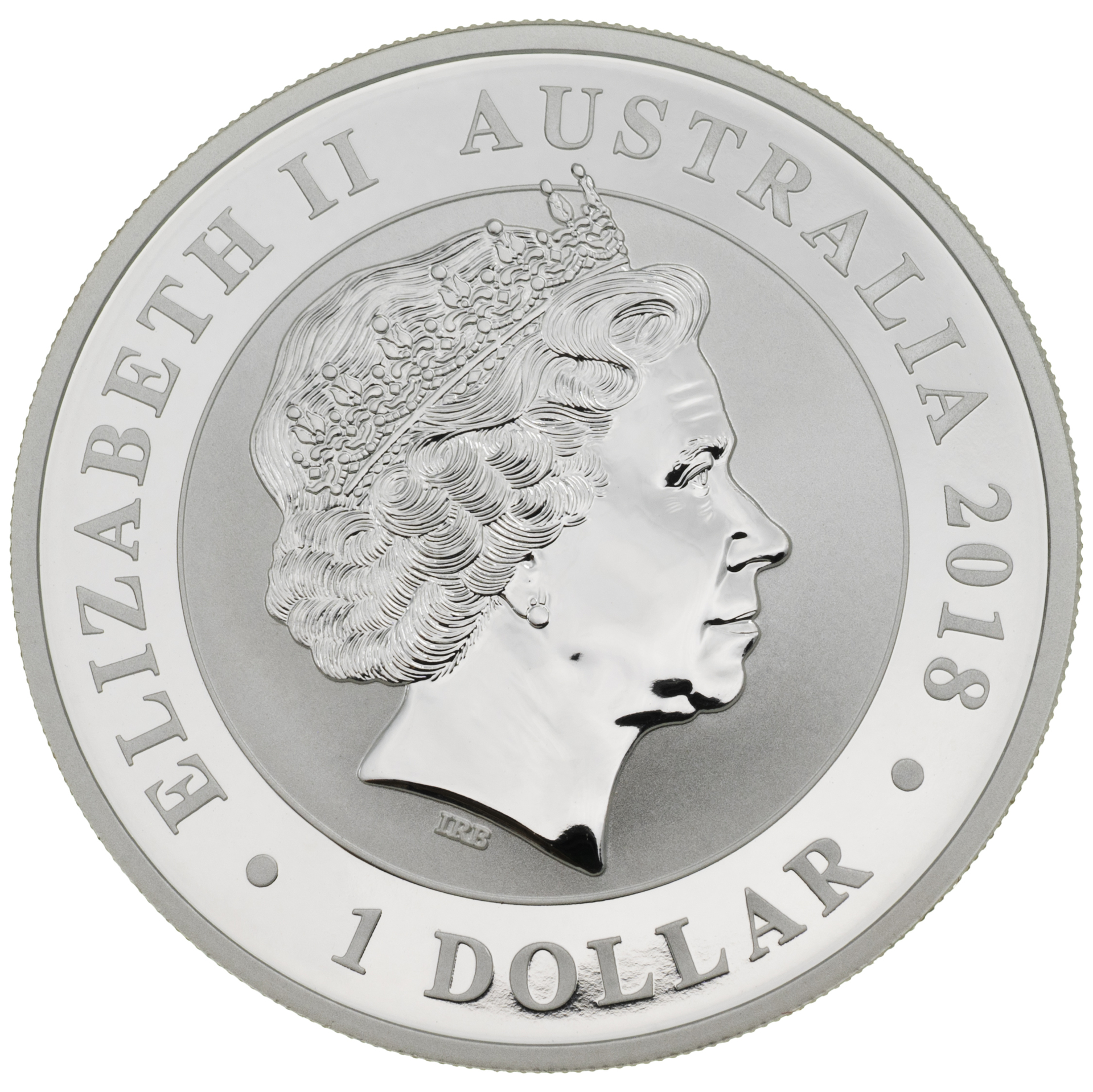 PM18S1S 2018 Australian Silver Swan One Ounce Perth Mint Bullion Coin obverse image