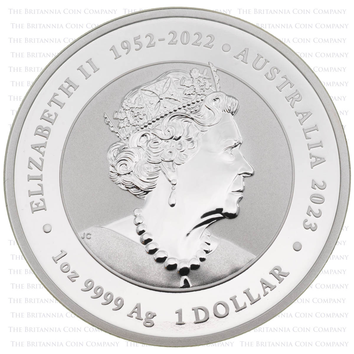 PM23Q1S 2023 Australian Quokka One Ounce Silver Perth Mint Bullion Coin obverse